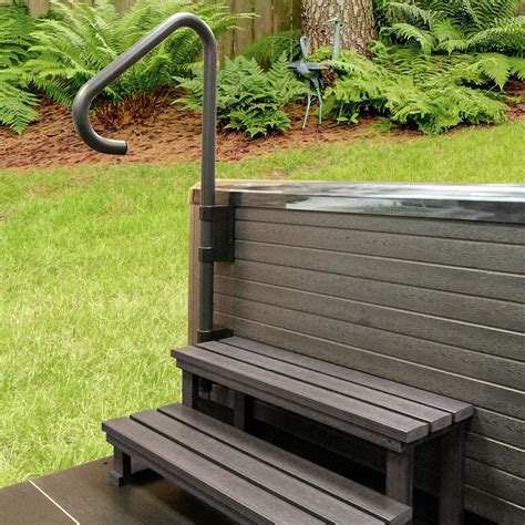 Hot Tub Steps With Handrail