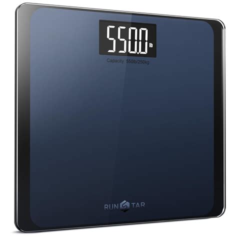 RunSTAR 550lb Bathroom Digital Scale For Body Weight With Ultra Wide