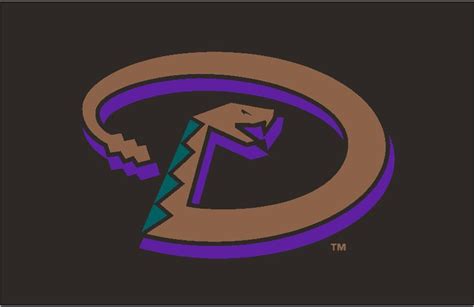 Arizona Diamondbacks Cap Logo (1999-2006) - Snake forming a D in copper ...