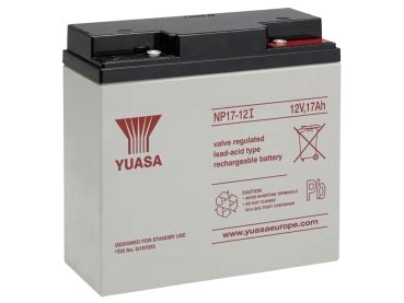 Bleiakku Batterie Yuasa NP17 12i 12V 17Ah AGM Blei Accu VDS Battery USV