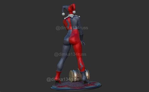 Harley Quinn 3d Model 3d Printable Cgtrader