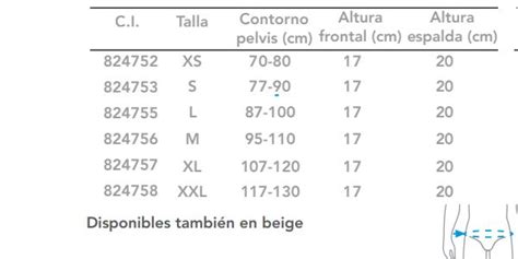 PRIMSPINE MODULAR Faja lumbosacra baja semirrígida Doble banda tensora