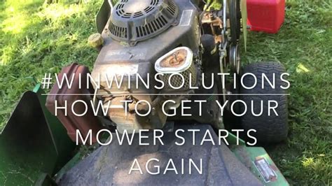 Mower Hard To Start When Hot