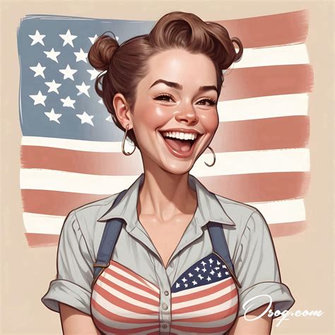 cartoon american flags 9