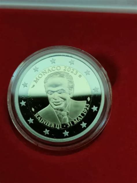 2 EURO MONACO 2023 PROOF 2023 Ranieri III EUR 400 00 PicClick IT