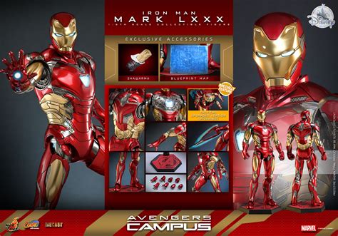 Hot Toys Avengers Campus Iron Man Mark LXXX Disney Exclusive Figure The Toyark News