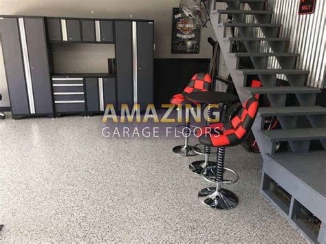 Finishing Your Man Cave with Decorative Epoxy Flooring - Amazing Garage ...