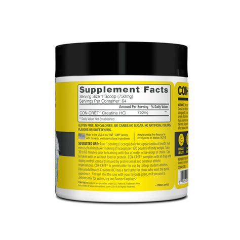 Unflavored Creatine Hcl Powder Con CrĒt