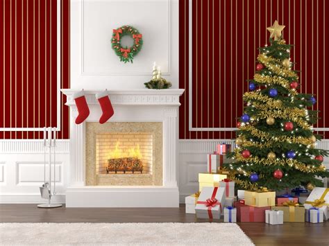 Christmas Decorations For Fireplaces Christmas Backdrops Christmas