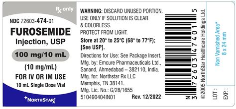 Dailymed Furosemide Injection Solution