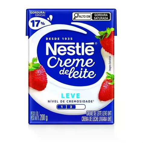Marca De Creme De Leite - Creme De Leite Nestlé Tradicional 200g Caixa Com 27 Unidades - Carrefour
