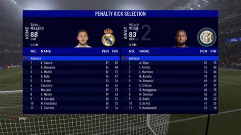 Inter Milan Vs Real Madrid Penalties Fifa 21 Champions League Youtube