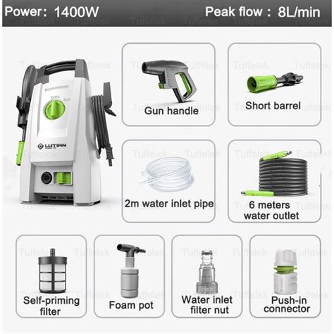 Lutian Portable High Pressure Washer W Super Power Washer Water