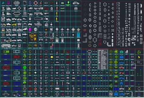 Raccolta Di Vari Blocchi In AutoCAD Libreria CAD