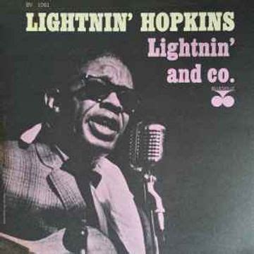 Lightnin And Co Álbum de Lightnin Hopkins LETRAS