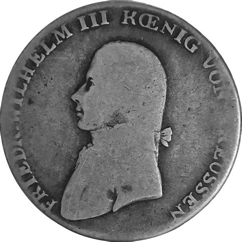 Brandenburg Preußen 1 Taler 1801 A König Friedrich Wilhelm III 179