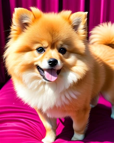 Un Perro Con Una Lengua Rosa Que Est Sonriendo Foto Premium