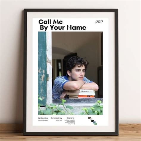 Call Me by Your Name Poster - Etsy