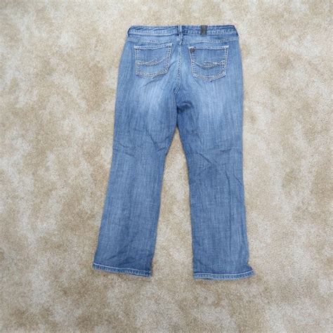 Wrangler Aura Bootcut Blue Denim Jeans Women S Size 10 Measures 32x27 Ebay