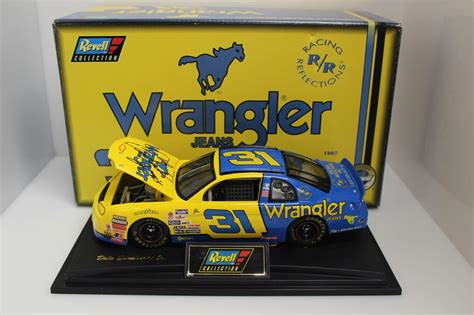 Dale Earnhardt Jr. Autographed 1997 #31 Wrangler 1:24 Revell Diecast