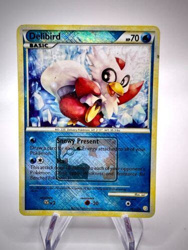 Pok Mon Tcg Delibird Heartgold Soulsilver Reverse Holo Uncommon