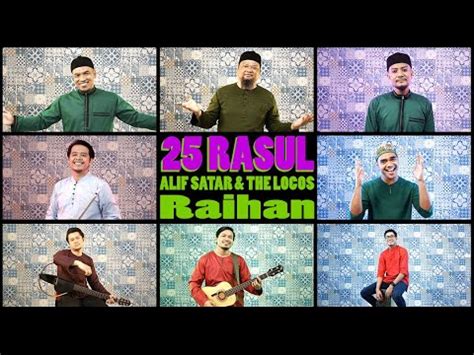 Alif Satar The Locos X Raihan 25 Rasul Official Music Video YouTube