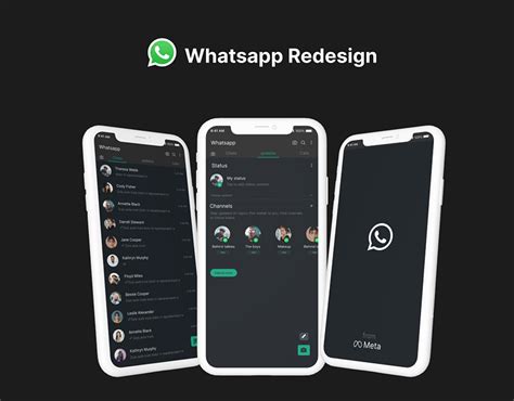 Whatsapp Redesign Features Behance