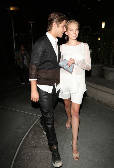 Garrett Clayton In Garrett Clayton And His Girlfriend Enjoy A Night Out