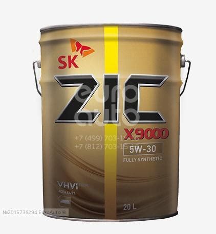 Масло ZIC X9000 5W30 20Л СИНТЕТИКА купить в ЕвроАвто