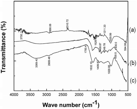 Ftir Spectra Mb Adsorption Of A Raw Bnh B Before Adsorption On