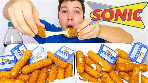 Sonic Mozzarella Sticks Mukbang Recipe Youtube