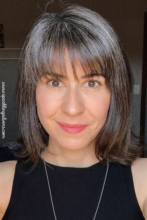 Short Haircuts For Growing Out Gray Hair Sparklingsilvers