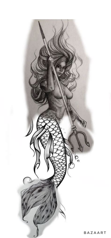 Pin By Anthonio On Ideias De Tatuagens Mermaid Sleeve Tattoos