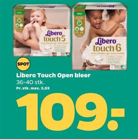 Libero Touch Open Bleer 36 40 Stk Tilbud Hos Netto