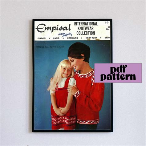 S Knitting Machine Patterns Empisal Knitmaster Etsy