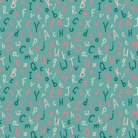 Alphabetical Vector Seamless Pattern Abc Black White Pattern Background