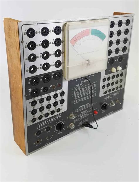 Mercury Self Service Vacuum Tube Tester 1960s Hangar 19 Prop Rentals