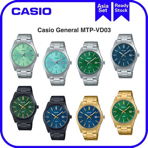 Casio Mtp Vd Analog Quartz Stainless Steel Band Mtp Vd Mtp Vd D