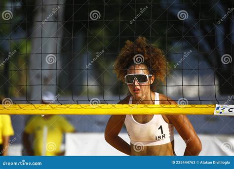 Campeonato Europeo De Voleibol De Playa Cev U20 2021 Foto De Archivo Editorial Imagen De