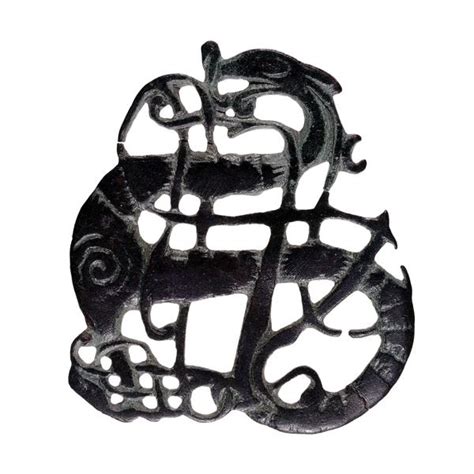 Brooch In The Urnes Style C1100 Viking Art