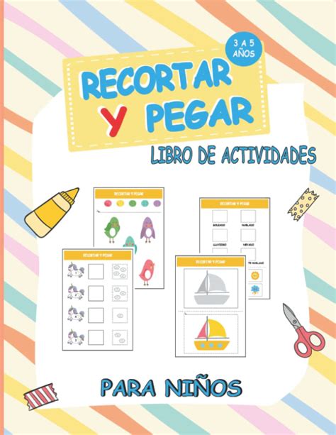 Buy Recortar Y Pegar Libro De Actividades Para niños De 3 a 5 años