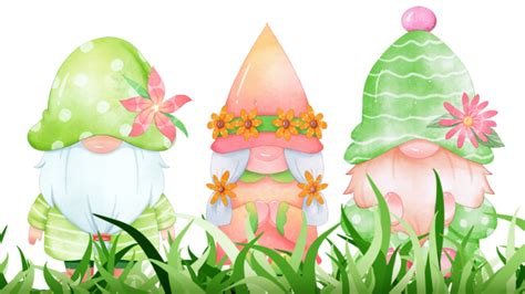 Spring Pygmy Meadow Pink Spring Gnome Grass Png Transparent Clipart