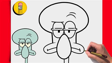 How to draw Squidward from SpongeBob || cartoon drawing - YouTube