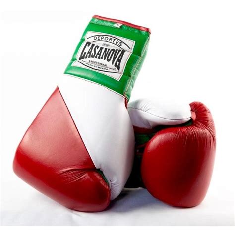 Guantes De Box Casanova Boxeo Cuero Agujetas Mexico Ozs Env O Gratis