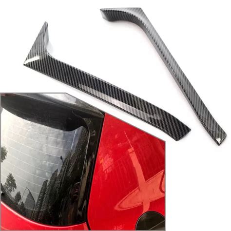 REAR WINDOW SIDE Spoiler Canard Splitter Trim For VW Golf 6 Mk6 GTI