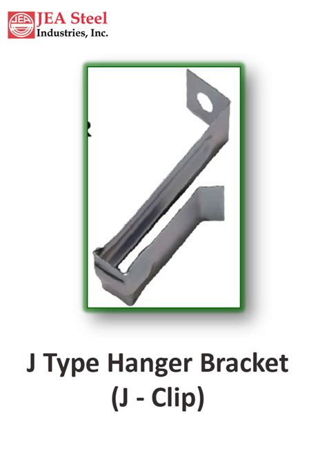 J Type Hanger Bracket JEA Steel Industries Inc