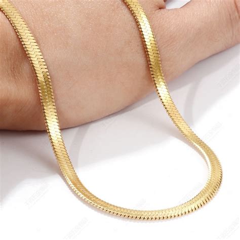 Colar Feminino Dourado Prateado Corrente De Osso Cobra Lisa