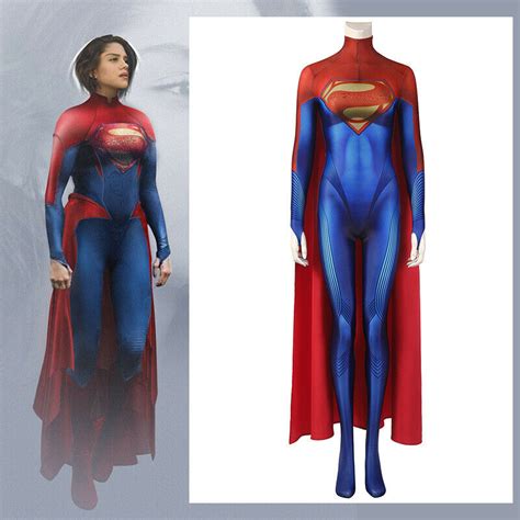 New The Flash Supergirl Costume Jumpsuit Cosplay Superhero Halloween Zentai Suit Ebay