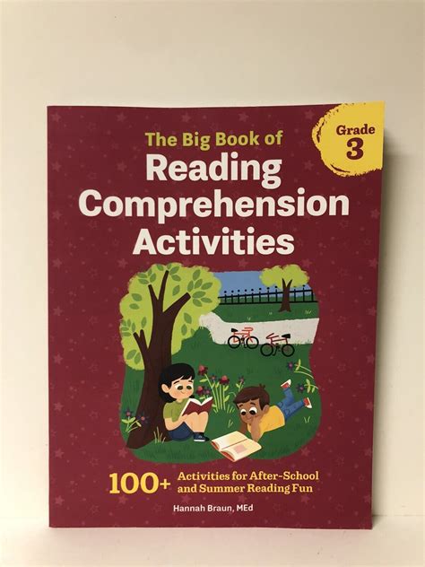 The Big Book Of Reading Comprehension Activities Grade 3 Hannah Braun Like New 9781641524995 Ebay