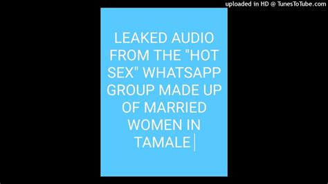 Leaked Audio From The Hot Sex Whatsapp Group Made Up Of Married Women